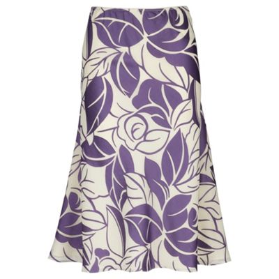 Jacques Vert Campanula Leaf Print Skirt