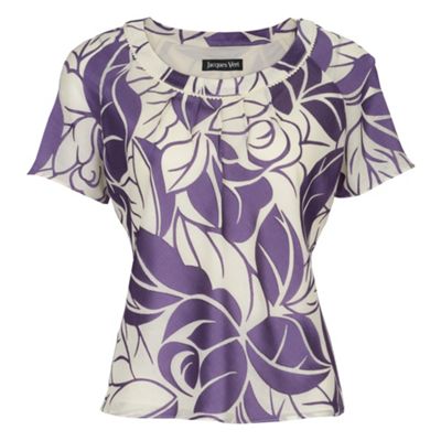 Campanula Indulgent Leaf Devore Top