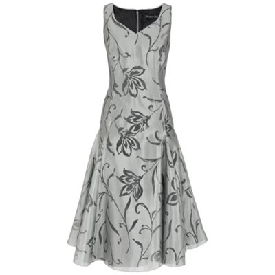 Cutout Floral Dress