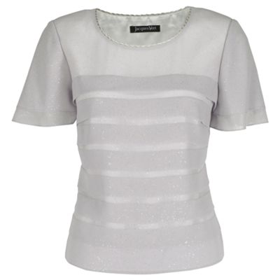 Pleated Chiffon Top Now �59.00 Save 14%