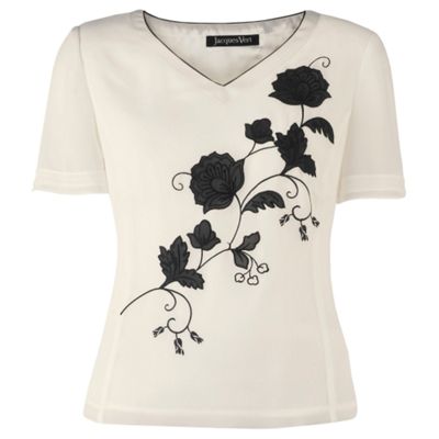 Ivory Flower Top