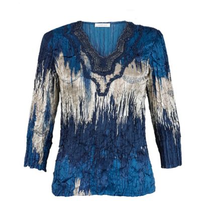 Windsmoor Brushstroke Crinkle Blouse