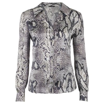 Planet Silk Satin Python Blouse