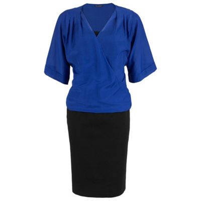 Blue All In One Dress