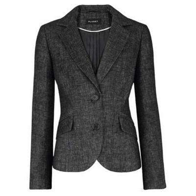 Planet Pure Linen Textured Jacket