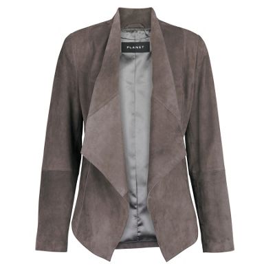 Planet Oyster Leather Wrap Jacket