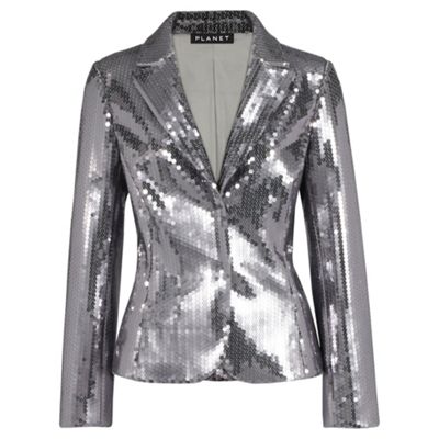 Silver Sequin Jacket