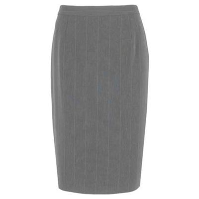 Planet Pinstripe Pencil Skirt