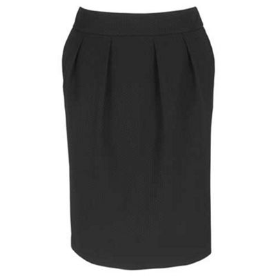 Planet Textured Pleat Skirt