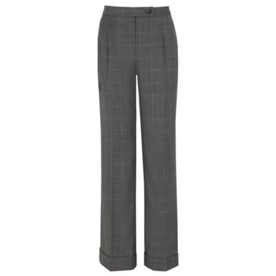 Planet Window Pane Check Trouser Longer Length