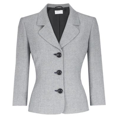 Precis Petite Petite Multi Grey Weave Jacket