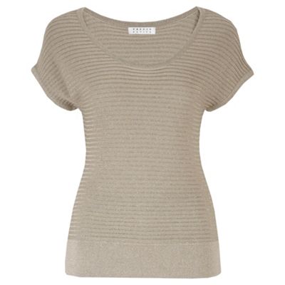 Petite Lurex Knit Top
