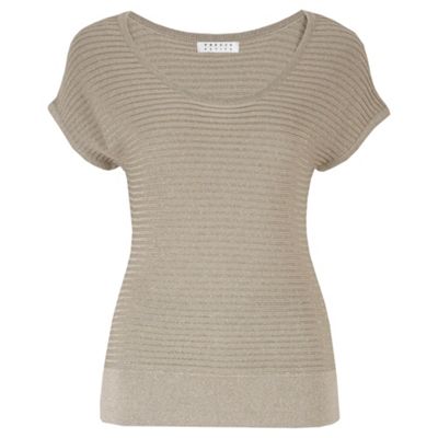 Petite Lurex Knit Top