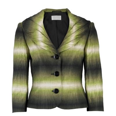 Precis Petite Petite Micro Stripe Linen Jacket