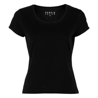 Petite Black Jersey T-Shirt