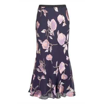 Twilight Floral Devore Skirt