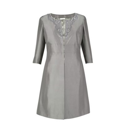 Windsmoor Silver Beaded Dress Coat