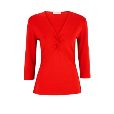 Rust Twist Jersey Top