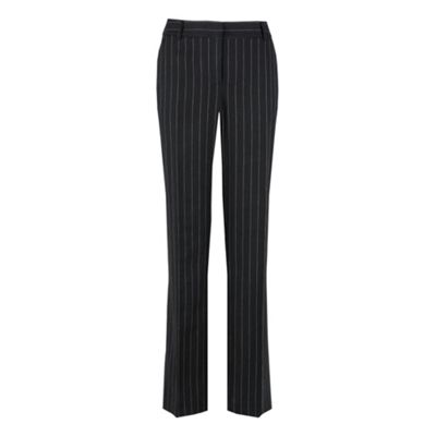 Planet Pinstripe Wide Leg Trousers (Standard Length)