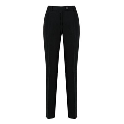 Planet Black Parallel Leg Trousers (Standard Length)