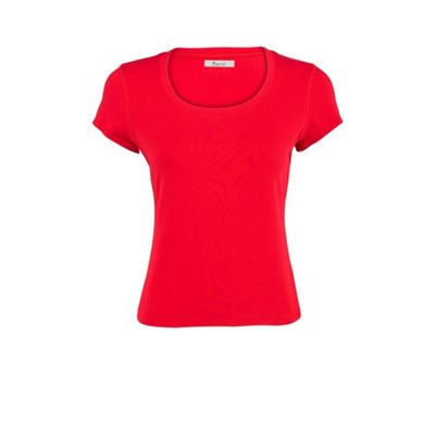 Petite Heritage Red Cap Sleeve T-Shirt