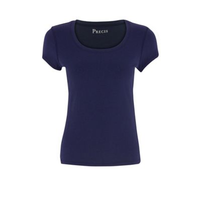 Precis Petite Petite Indigo Cap Sleeve T-Shirt