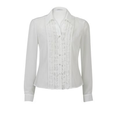 Petite Ivory Blouse