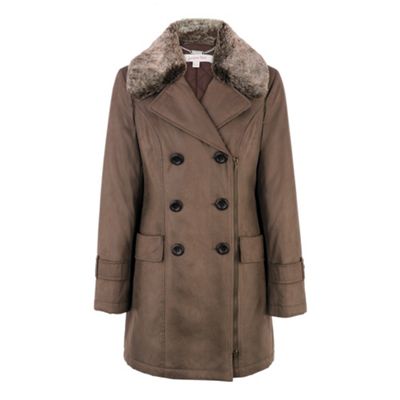 Mink Snake Print Coat