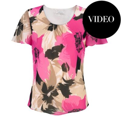 Windsmoor Blush Floral Print Blouse