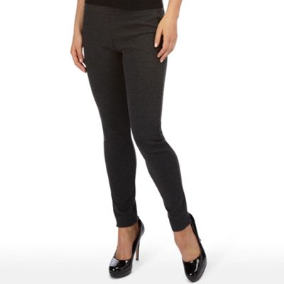 Petite Charcoal Jersey Trousers
