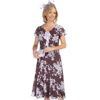 Periwinkle Posy Print Dress