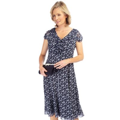 Provencal Floral Print Dress