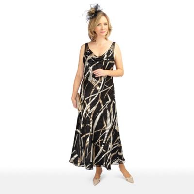 Abstract Devore Dress