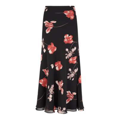 Eastern Floral Print Skirt