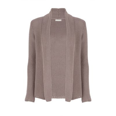 Dark Mushroom Knit Cardigan