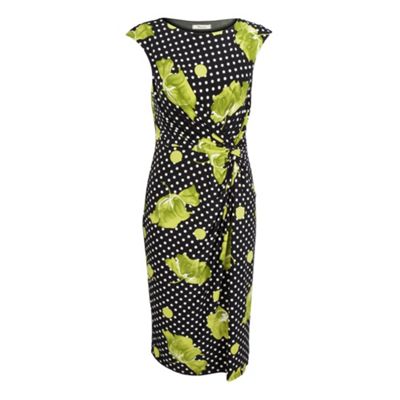 Avocado Floral Spot Print Dress