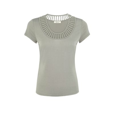 Light Khaki Ladder braid Top