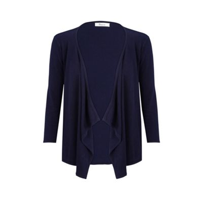 Navy Waterfall Shrug Cardigan