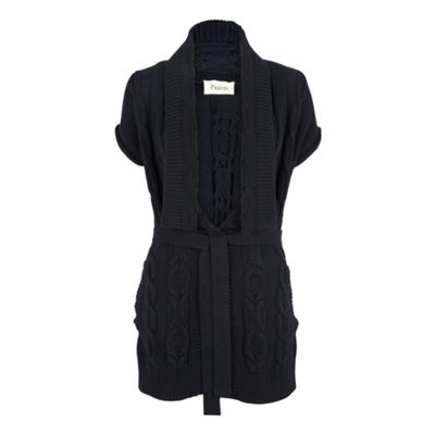 Marine Cap Sleeve Cardigan
