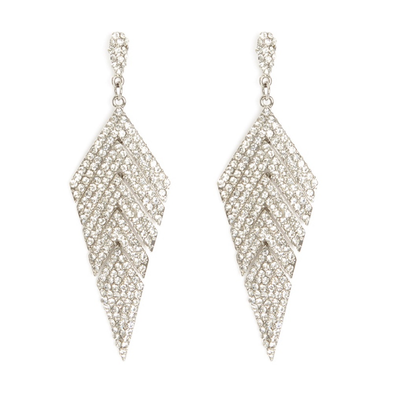 Phase Eight - Metallic Carmen Chevron Sparkle Drop Earrings Review