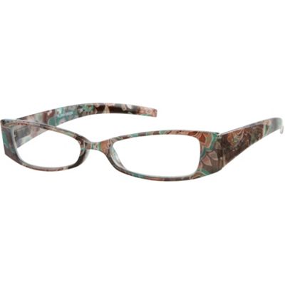 Green Flora Fashion Reading Glasses