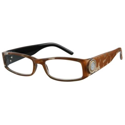 Beige Athena Fashion Reading Glasses