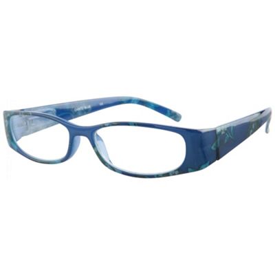 Blue Chintz Fashion Reading Glasses