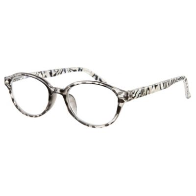 Grey Woody Fashion Reading Glasses