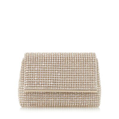 dune gold clutch bag sale