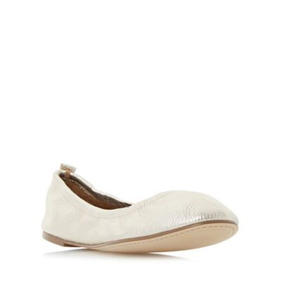 dune fold up ballerina shoes
