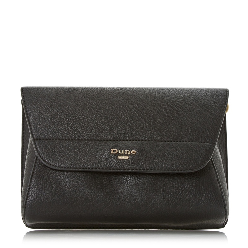 Dune - Black 'Ellanaa' Double Fold Over Clutch Bag Review