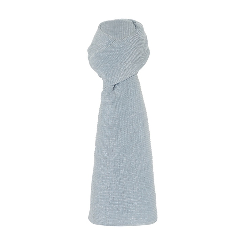 Dune - Light Blue 'Lucie' Metallic Pleated Scarf Review