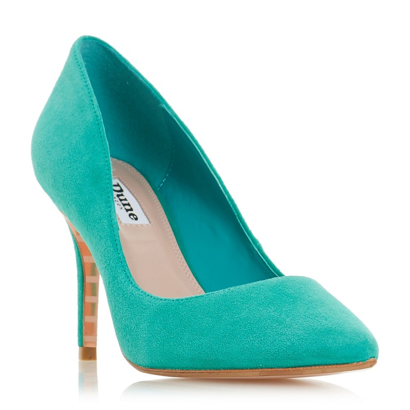 Dune - Green Suede 'Aurrora' Mid Stiletto Heel Court Shoes Review