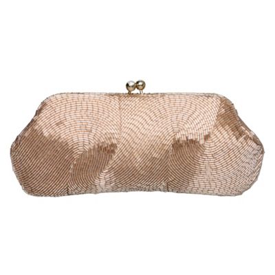 Gold Evening  on Gold Evening Fold Over Clutch Bag With Diamante Detail   Occasion